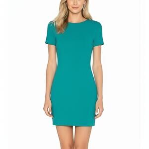 Likely NYC Manhattan Mini Dress Turquoise Size 4 NWT